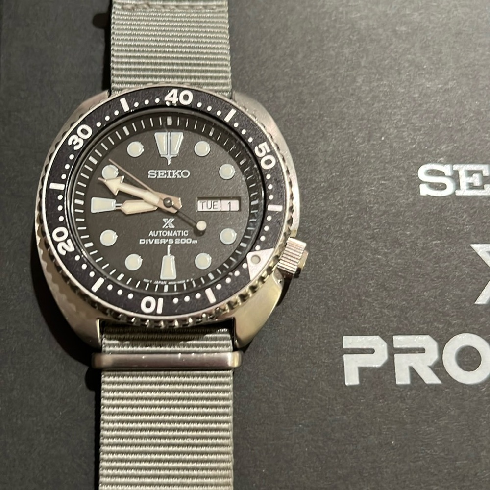 Seiko SRP 777 Automatic movement dive watch.  Box/papers & original owner.